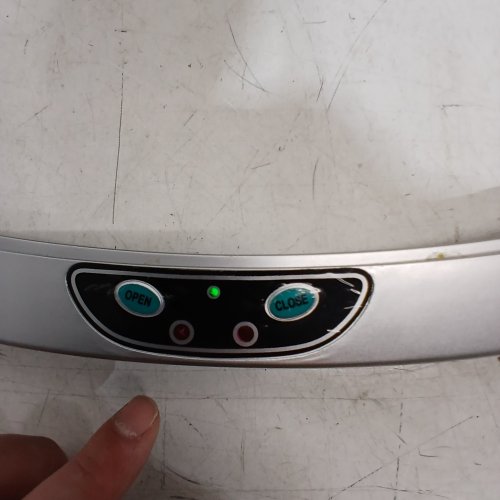 OVAL AUTOMATIC TOUCH FREE TRASH CAN - 13GAL - STAINLESS STEEL (MODEL: TC-1350R-SS) image 2