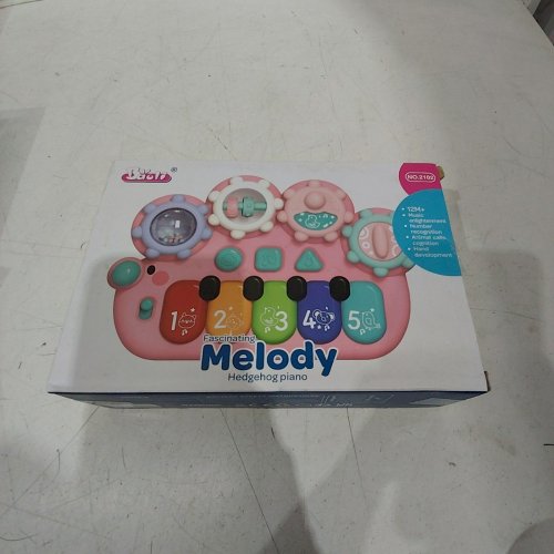 BAOLI FASCINATING MELODY HEDGEHOG LIGHT UP PIANO WITH SOUNDS - PINK image 2