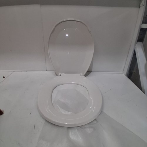 CENTOCO ROUND CENTOCORE MOLDED HEAVY DUTY TOILET SEAT - 17" - WHITE (MODEL: DS700-001) image 3