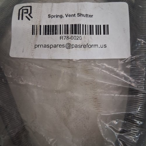 3 ROYAL PAS REFORM REPLACEMENT VENT SHUTTER SPRING (MODEL: R78-0020) image 3