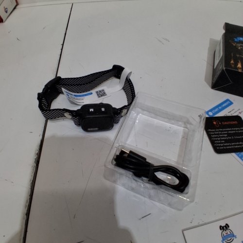 ELECANE VERSION 2.0 NO SHOCK TINY SMART BARK COLLAR - FITS 6" - 20" / 3 LBS-25 LBS - BLACK/WHITE (MODEL: TC316G) image 3