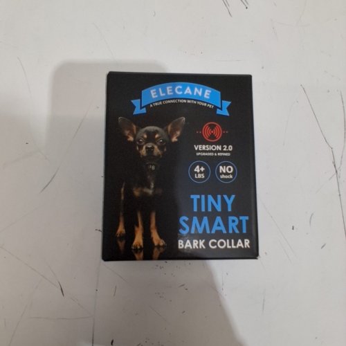ELECANE VERSION 2.0 NO SHOCK TINY SMART BARK COLLAR - FITS 6" - 20" / 3 LBS-25 LBS - BLACK/WHITE (MODEL: TC316G) image 4