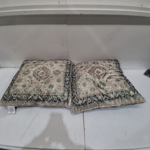 2PK WASH LUXE TOWN & COUNTRY LIVING DECORATIVE PILLOWS - 22" X 22" - MULTICOLOURED (MODEL: 1901552) image 2