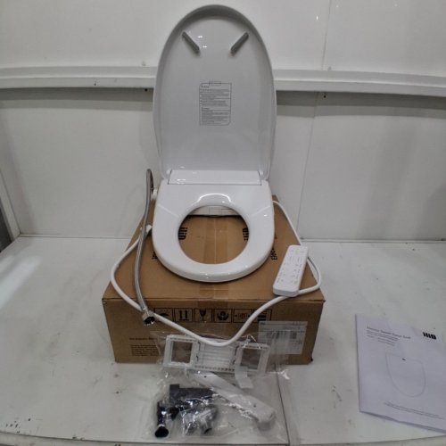 ILID SMART ELECTRIC BIDET TOILET SEAT WITH HEAT FUNCTIONS - ELONGATED - WHITE (MODEL: WLJG4-505V-US) image 2