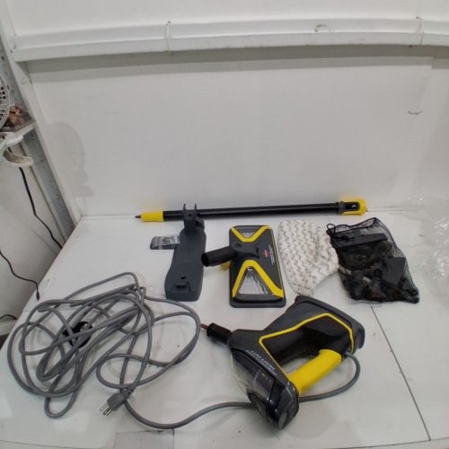 BISSELL 3-IN-1 POWERSTEAMER HEAVY DUTY STEAM MOP & HANDHELD CLEANER - GREY/YELLOW (MODEL: 2685B) image 4