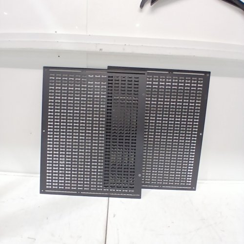 ADJUSTABLE RV ENTRY SCREEN DOOR ALUMINUM ALLOY PROTECTOR GUARD FOR RV CAMPER - BLACK - 22" - 31.5" X 20" image 2