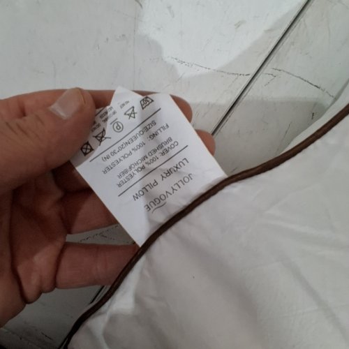 2PK JOLLY VOGUE LUXURY PILLOW - QUEEN - WHITE image 2