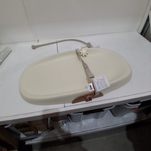 SKIP HOP NURSERY STYLE BABY CHANGING PAD, WIPEABLE CHANGE PAD - 31.5" X 18.25" X 2.5" - OAT BROWN (MODEL: 9P926410) image 2