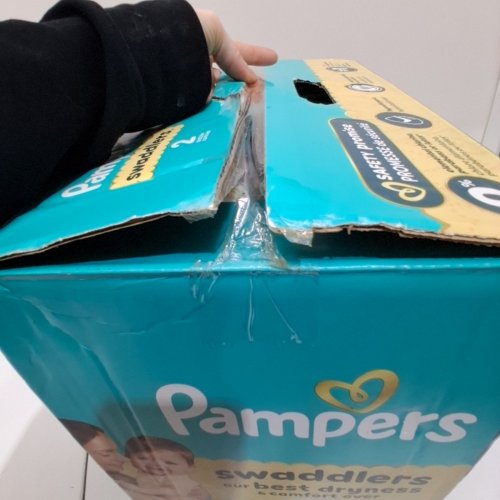 144PK PAMPERS SWADDLERS DIAPERS- SIZE 2 - MULTICOLOR image 3