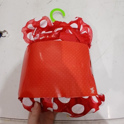 2PC KIDS DISGUISE MINNIE MOUSE COSTUME - 3T-4T - RED/BLACK image 3