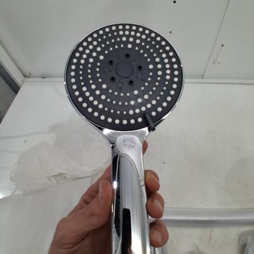OFFO HIGH PRESSURE HANDHELD SHOWER HEAD WITH SLIDE BAR - 23" - 6 SETTINGS - 1.75GPM - CHROME image 3