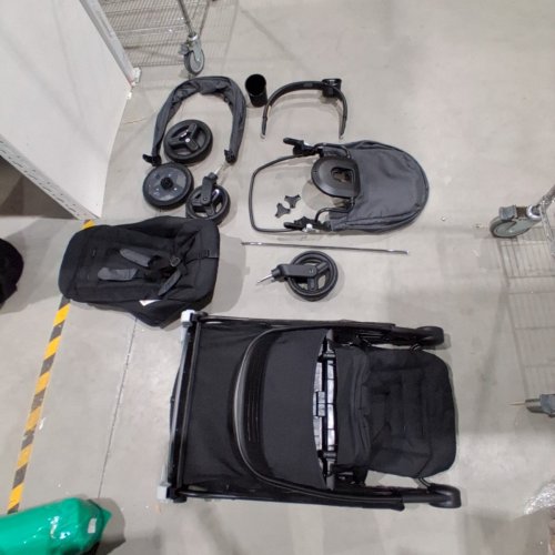 GRACO READY2GROW MULTI-USE 2.0 DOUBLE STROLLER - 40-50 LB CAPACITY - BLACK/DARK GREY (MODEL: 2140042) image 2