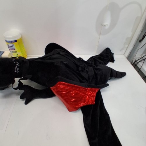 TODDLER BRIGHT TIME TOYS DRAGON COSTUME - 3-4T - BLACK AND RED image 2