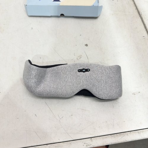 UNBRANDED WIRELESS MUSICAL SLEEP EYE MASK 20 SOUTHING SOUNDS - GREY image 2