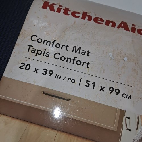 KITCHENAID GOURMET SERIES KITCHEN COMFORT CUSHIONED MAT - 20" X 39" - NAVY (MODEL: 2796321) image 2