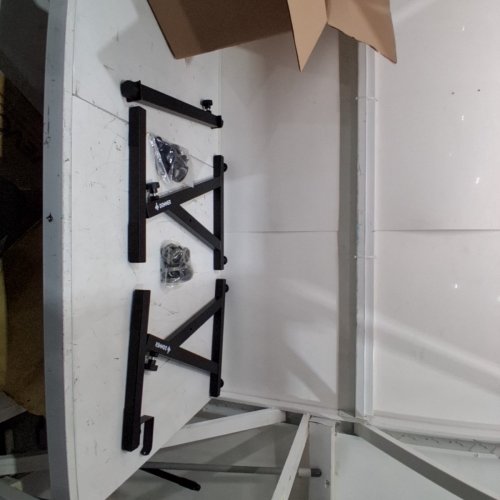 DONNER HEAVY DUTY KEYBOARD STAND Z-STYLE ADJUSTABLE HEIGHT - 23.6" TO 33.4" - BLACK (MODEL: EC2022) image 2