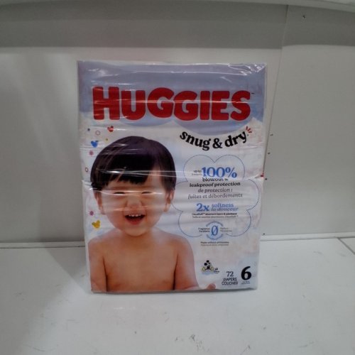 72PK HUGGIES SNUG & DRY BABY DIAPERS - SIZE 6 - 35LBS+ - MICKEY MOUSE image 3