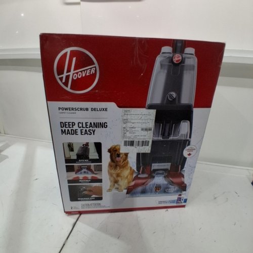 HOOVER POWERSCRUB DELUXE UPRIGHT CARPET CLEANER WITH SPIN SCRUB, MULTI‑DIRECTIONAL BRUSHES, DUAL‑TANK SYSTEM, HEAT FORCE RAPID‑DRY, AND AUTOMATIC DETERGENT MIXING - 20 FT CORD - RED/BLACK (MODEL: FH50150VCD) image 6