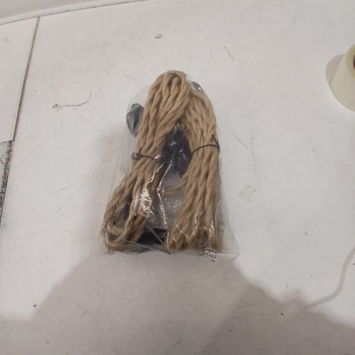 2PK HANGING ROPE LIGHT FIXTURE - 15FT/BULBS NOT INCLUDED - BROWN image 4