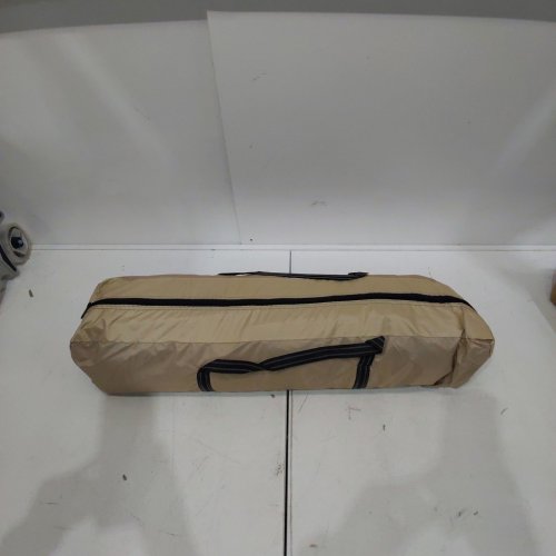 UNIVERSAL SUV REAR HATCH SHELTER TAILGATE AWNING CAR CAMPING CANOPY WITH PU3000MM COATING - BIEGE/BLACK image 3