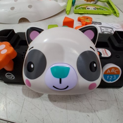 FISHER-PRICE 2-SIDED STEADY SPEED PANDA WALKER INTERACTIVE BABY TOY WITH LIGHT, 100+ SONGS, SOUNDS & PHRASES - MULTICOLOUR (MODEL: ‎HGM26) image 2