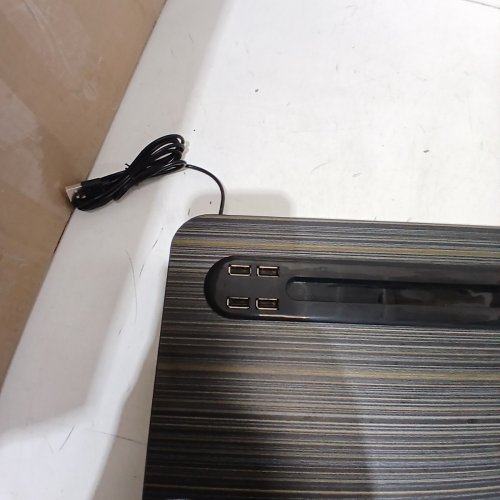 SHOPPINGALL PORTABLE FOLDABLE LAP DESK WITH USB HUB - BLACK image 6