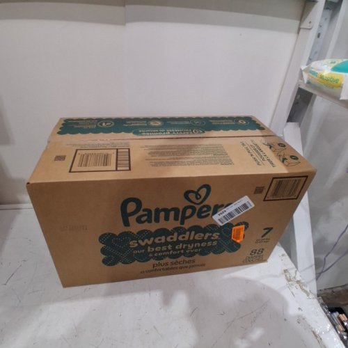 88PK PAMPERS SWADDLERS DIAPERS BEST DRYNESS AND COMFORT - SIZE 7 image 2