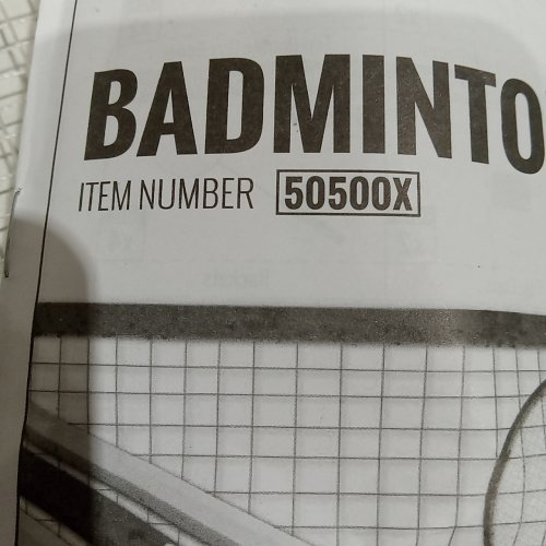 4PK FRANKLIN BADMINTON RACKET SET - MULTICOLOR (ITEM: 50500X) image 2