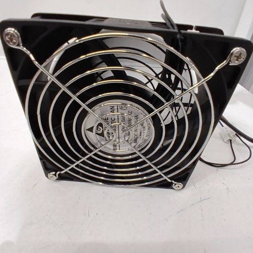 2PK GDSTIME 12V MINI SQUARE FAN - 110V -120V - BLACK image 2