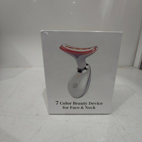 BEAUTY DEVICE FOR FACE AND NECK WITH 7 COLORS - WHITE image 2