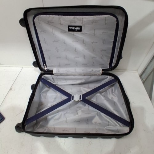 WRANGLER HARDSIDE CARRY-ON SPINNER LUGGAGE - 22" - BLACK (MODEL: WR-87720) image 3