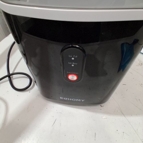 EUHOMY COUNTERTOP NUGGET ICE MAKER - 34LBS/DAY - BLACK (MODEL: IM-12S) image 2