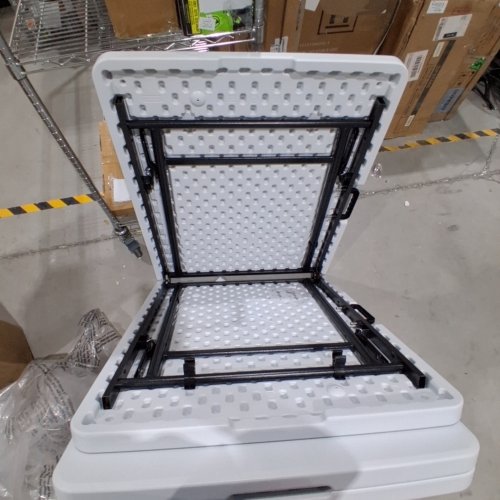 2PK STAR ELITE COMMERCIAL GRADE CENTRE-FOLD TABLE - 72" X 30" - WHITE (MODEL:1692922) image 4