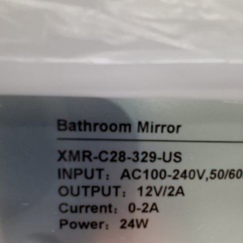 WISFOR BATHROOM MIRROR WITH LED LIGHT AND BLUETOOTH DIMMABLE 3 COLORS LIGHTING & 3X MAGNIFIER ANTI-FOG, SMART DISPLAY MEMORY FUNCTION -32" X 24" - WHITE (MODEL: XMR-C28-329-US) image 4