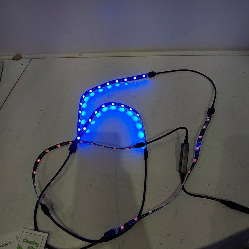 4PK HITLIGHTS MULTICOLOR REMOTE CONTROL LED CABINET STRIP LIGHTS - 1FT EACH - MULTICOLOR image 2