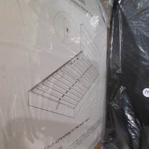 ALLEWIE LIFT UP HYDRAULIC STORAGE BED FRAME - QUEEN - WHITE (MODEL:KBMV0005) image 4