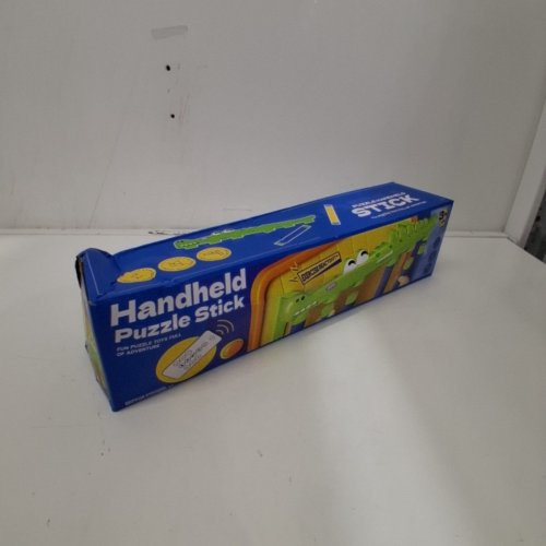 HANDHELD PUZZLE STICK REFLEX REACTION TIME GAME WITH REMOTE CONTROL - 1-2 PLAYERS - GREEN CROCODILE image 2