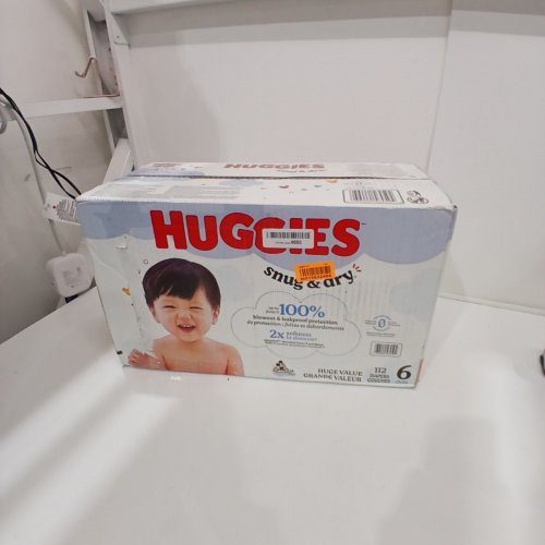 112PK HUGGIES SNUG AND DRY DIAPERS - SIZE 6 (OVER 112LBS ) - DISNEY BABY MICKEY MOUSE (MODEL: 56459) image 2