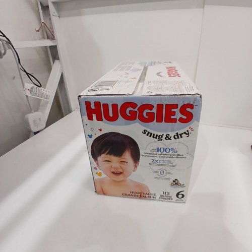 112PK HUGGIES SNUG AND DRY DIAPERS - SIZE 6 (OVER 112LBS ) - DISNEY BABY MICKEY MOUSE (MODEL: 56459) image 3