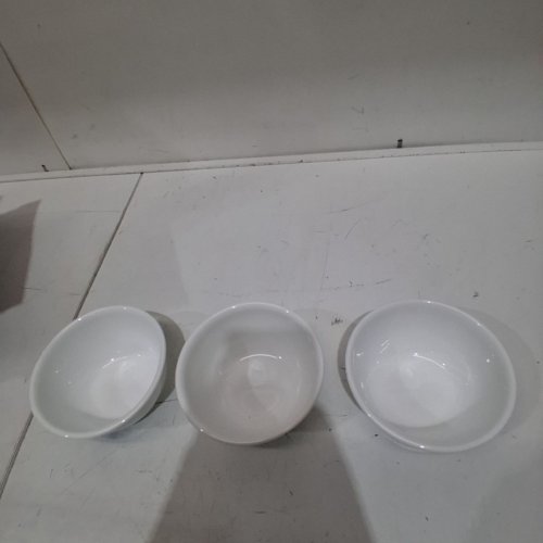 3PK CORNINGWARE GLASS BOWLS - 12OZ - WHITE image 4