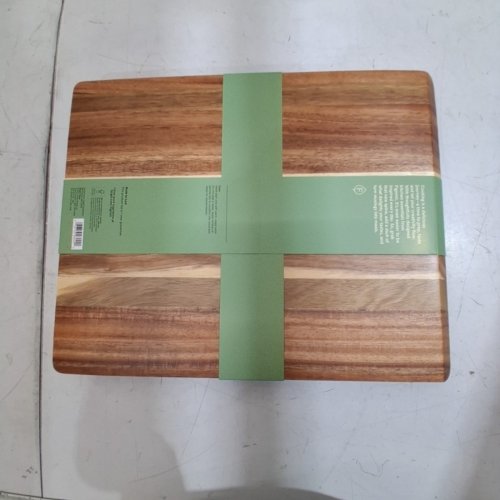 FIGMINT REVERSIBLE ACACIA WOOD CUTTING BOARD - 12" X 15" - BROWN (MODEL: 070-08-0207) image 3
