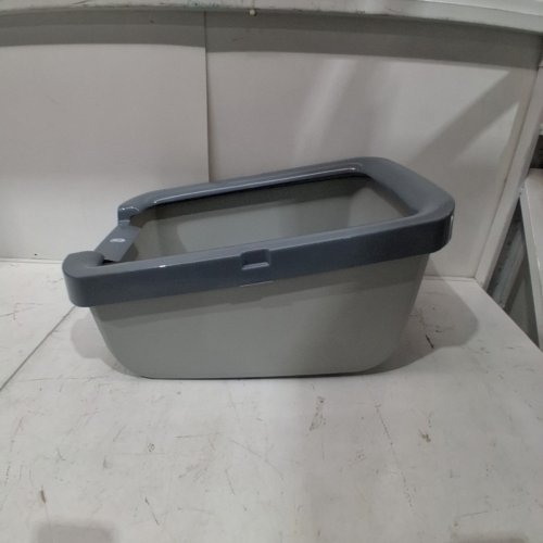 cat it  LITTER BOX - 22" X 12" X 15" - GREY image 4