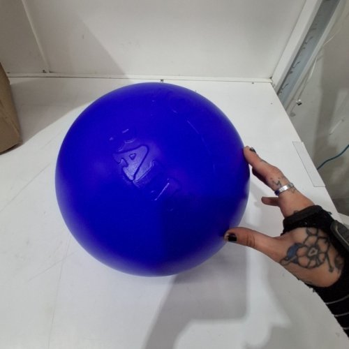 JOLLY PETS JOLLY BALL PUSH N PLAY - 10" - BLUE image 2