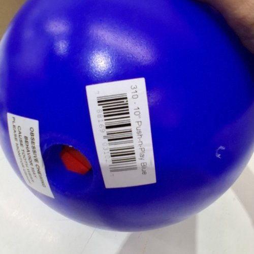 JOLLY PETS JOLLY BALL PUSH N PLAY - 10" - BLUE image 3