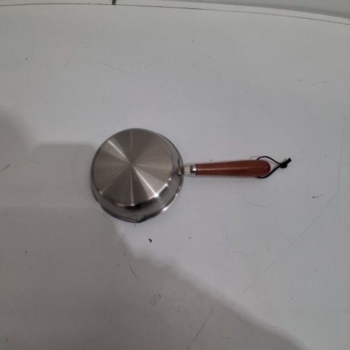 STAINLESS STEEL FRYING PAN FOR CAMPING/TRAVELING - 5" - SILVER image 3