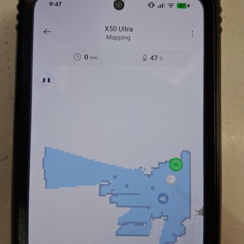 DREAME X50 ULTRA SMART ROBOT VACUUM/MOP COMBO WITH SELF-EMPTYING STATION - AUTO-WASH/REFILL & 3D MAPPING - APP/WIFI CONNECTIVITY - BLACK - (MODEL: ‎RLX85CE) image 5