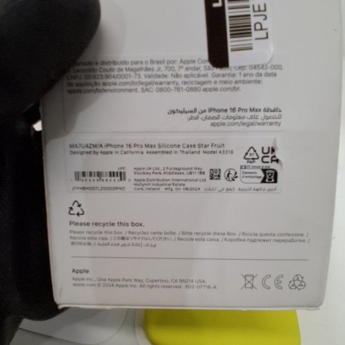 APPLE SILICONE CASE WITH MAGSAFE FOR IPHONE 16 PRO MAX - STAR FRUIT (MODEL: A3315) image 2
