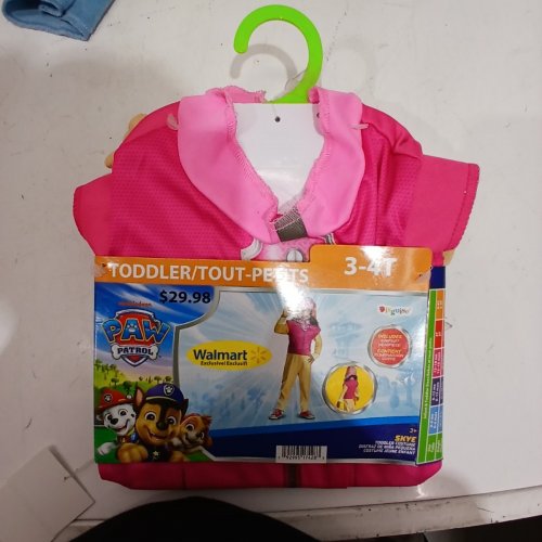 2PC GIRLS DISGUISE PAW PATROL SKYE COSTUME - 3-4T - BROWN/PINK image 2
