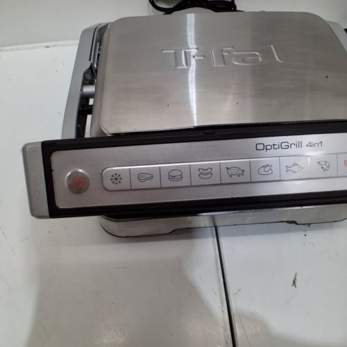 T-FAL OPTIGRILL 4-IN-1 SMART NON-STICK ELECTRIC GRILL - STAINLESS STEEL (MODEL: GC774D51) image 2