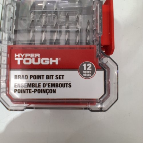 12PC HYPER TOUGH BRAD POINT BIT SET image 2